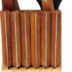 BERGNER 13PC NATURAL KNIFE BLOCK