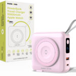Mobile Origin Powerbank & Travel Charger Lightning/USB-C Cable MagSafe/AW/iPhone Compatible, Pink