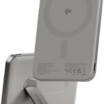 PanzerGlass Empower vezeték nélküli Qi2 Powerbank 5000 mAh, MagSafe, 360° forgatható állvánnyal