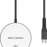 AlzaPower Q110B Wireless Qi2 Charger 15W, fekete