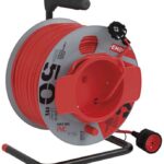 EMOS PVC Hosszabbító kábel dobon – 1× aljzat, 50 m, 1,5 mm2