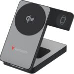 Verbatim Charge ‘n’ Go 3in1 Qi2 power bank, 10000 mAh, szürke