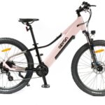 Olpran 26″ E-MTB Pluma rózsaszín/fekete/szürke