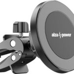 AlzaPower Holder Compatible with Magsafe AMC100, fekete