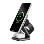 Kuxiu X40PLUS 3in1 Foldable Magnetic Wireless Charging Station, Gray