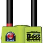 OXFORD Boss Alarm Tárcsafékzár, integrált riasztó, csapátmérő 14 mm, sárga